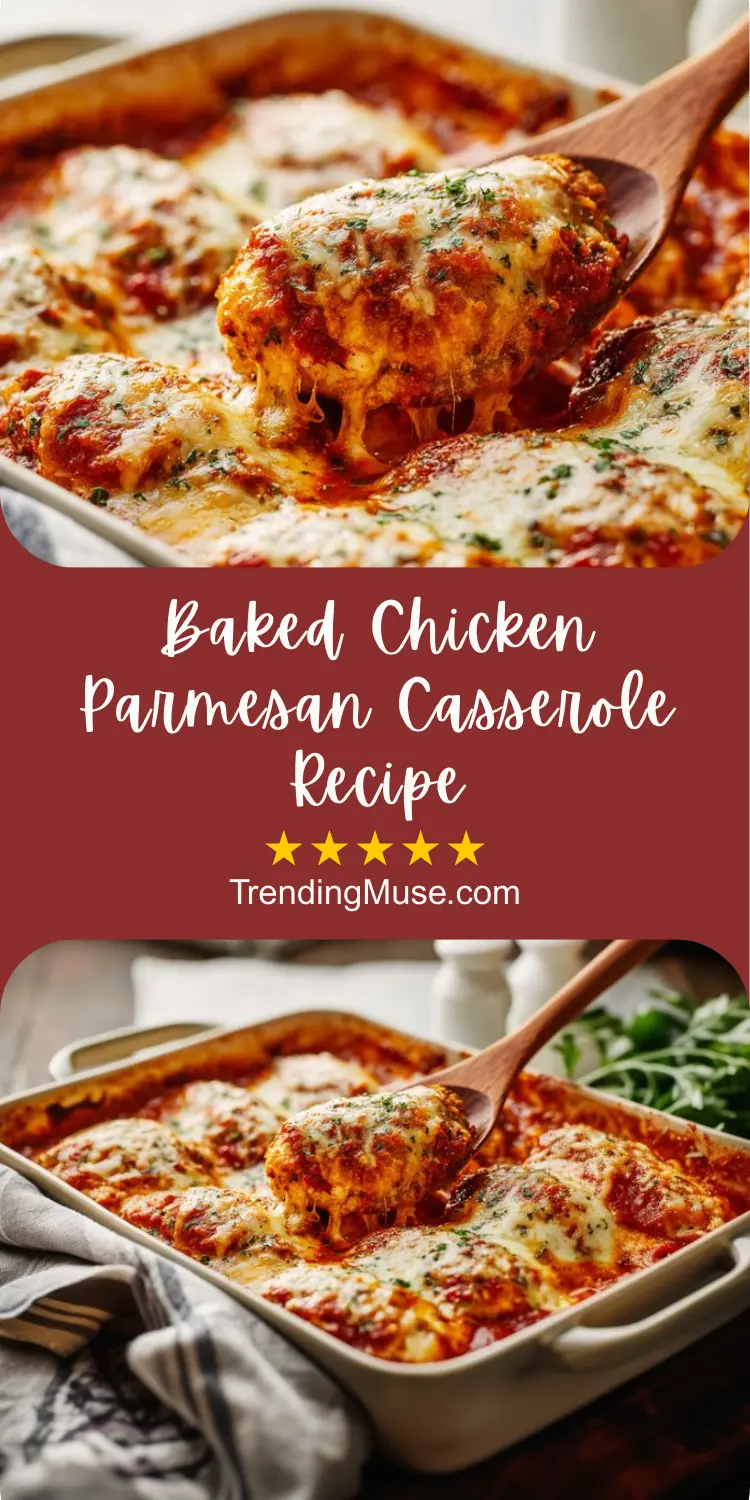 Baked Chicken Parmesan Casserole Recipe