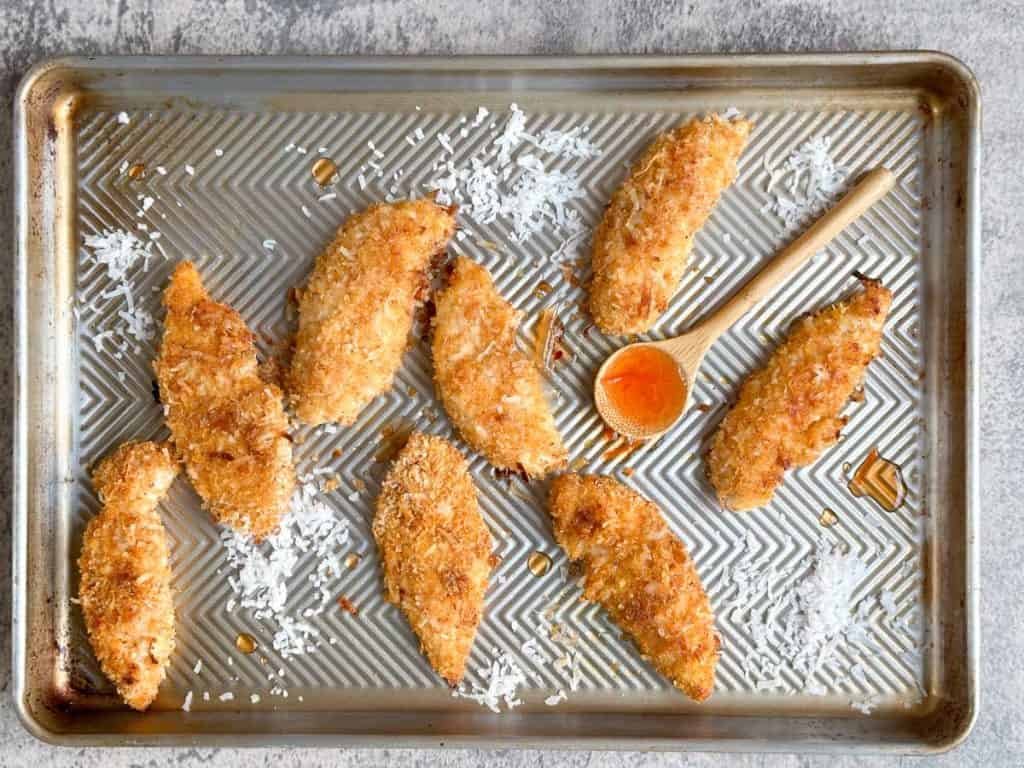 Baked Crispy Coconut Chicken Tenders Recipe