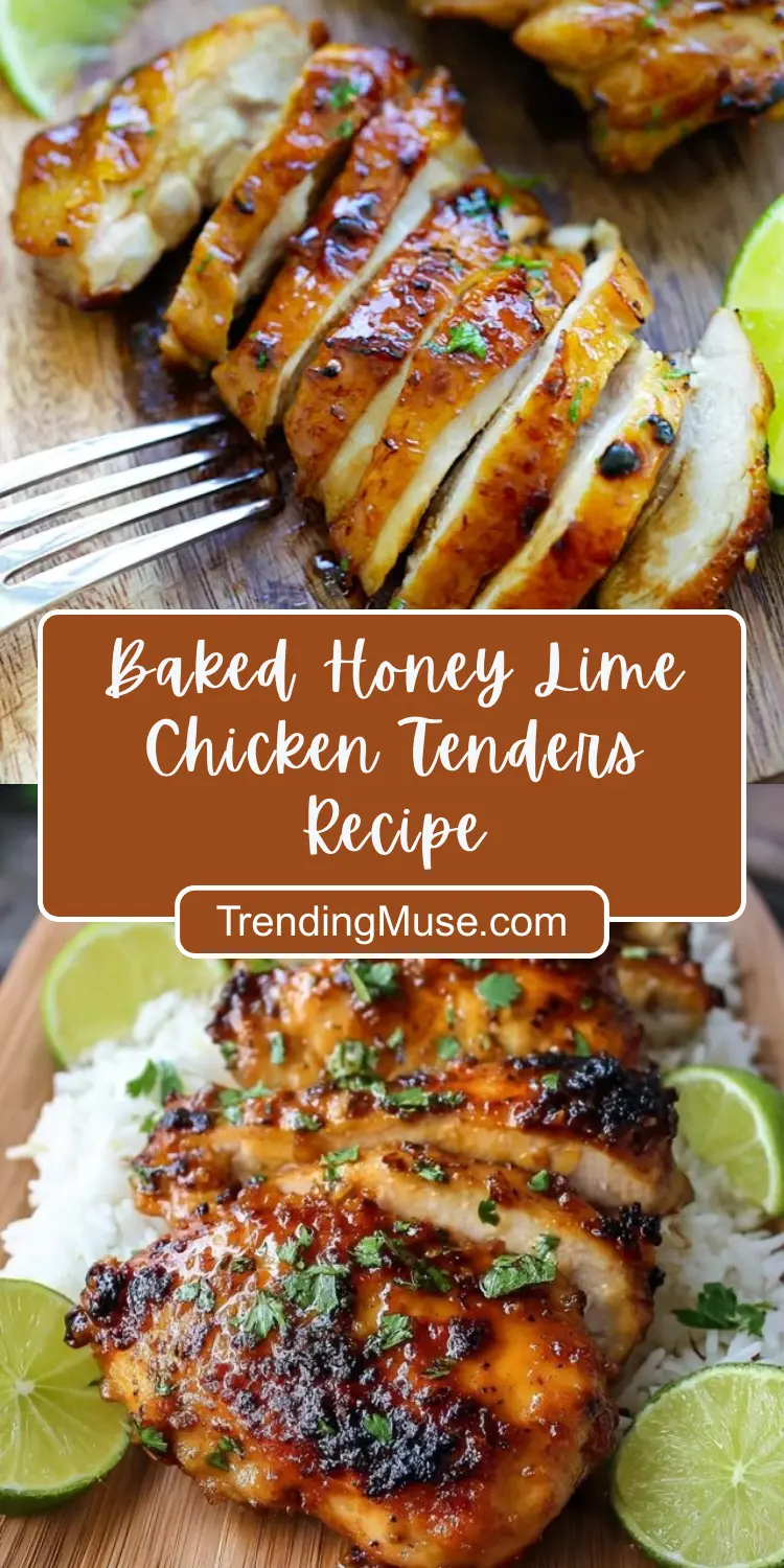 Baked Honey Lime Chicken Tenders Recipe