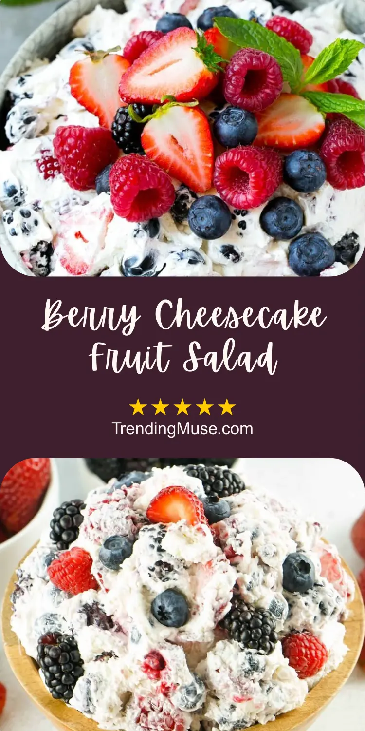 Berry Cheesecake Fruit Salad