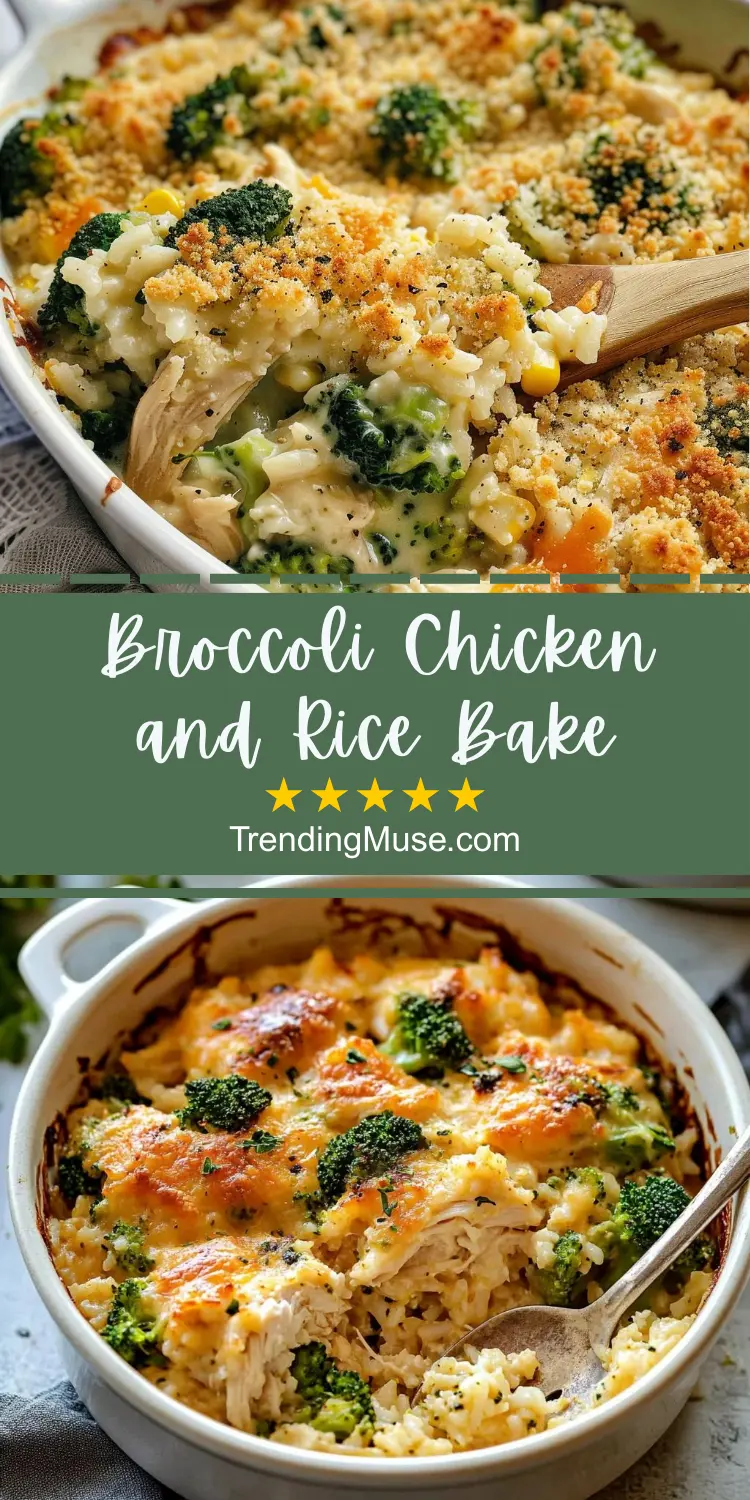 Broccoli Chicken and Rice Bake, Chicken Broccoli Rice Casserole, Chicken Broccoli Rice, Chicken Rice Broccoli Casserole Bake