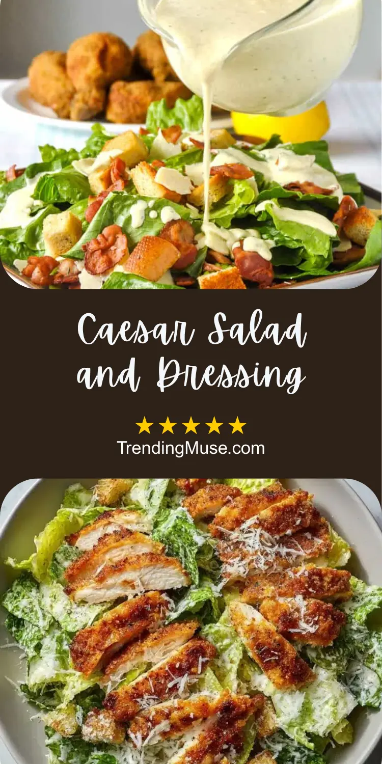 Caesar Salad, Caesar Salad Recipe, Classic Caesar Salad, Caesar Salad Dressing Recipe, Caesar Dressing Recipe