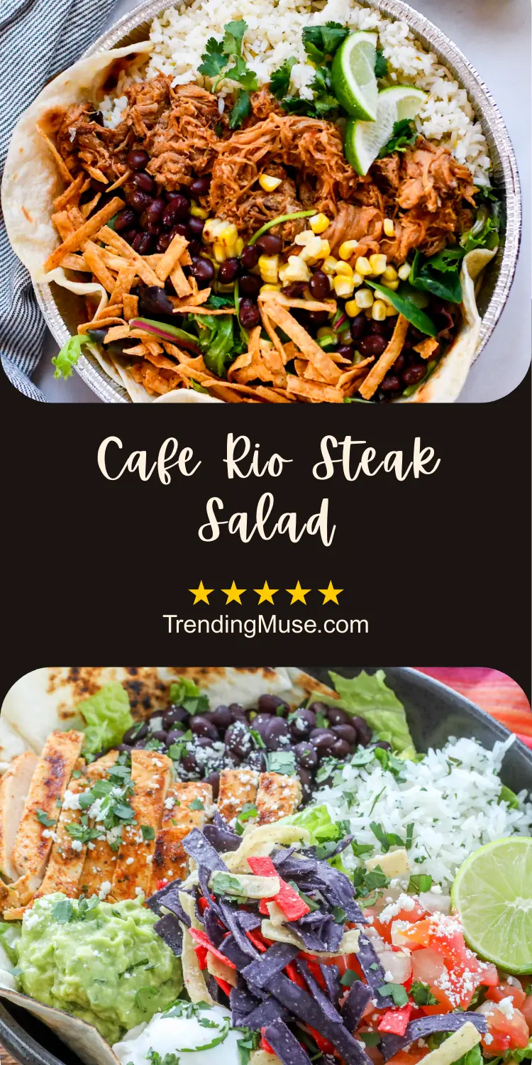 Cafe Rio Steak Salad, Cafe Rio Salad Recipe, Cafe Rio Salad, Cafe Rio Steak Recipe, Cafe Rio Copycat Recipes