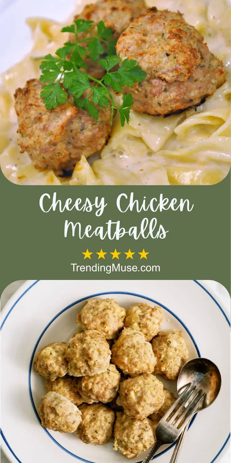 Cheesy Chicken Meatballs, Chicken Meatballs, Ground Chicken Meatballs, Cheesy Meatballs