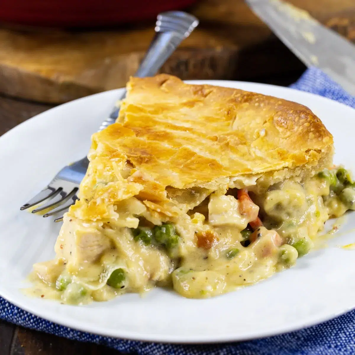 Cheesy Chicken Pot Pie Recipe