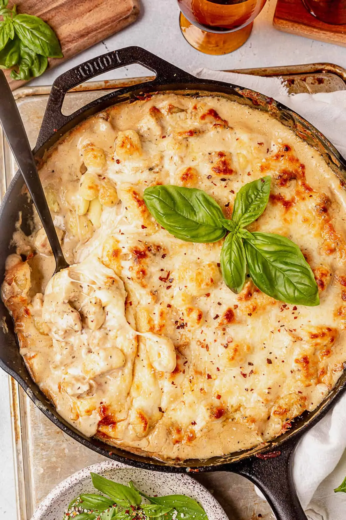 Chicken Alfredo Gnocchi Casserole Recipe