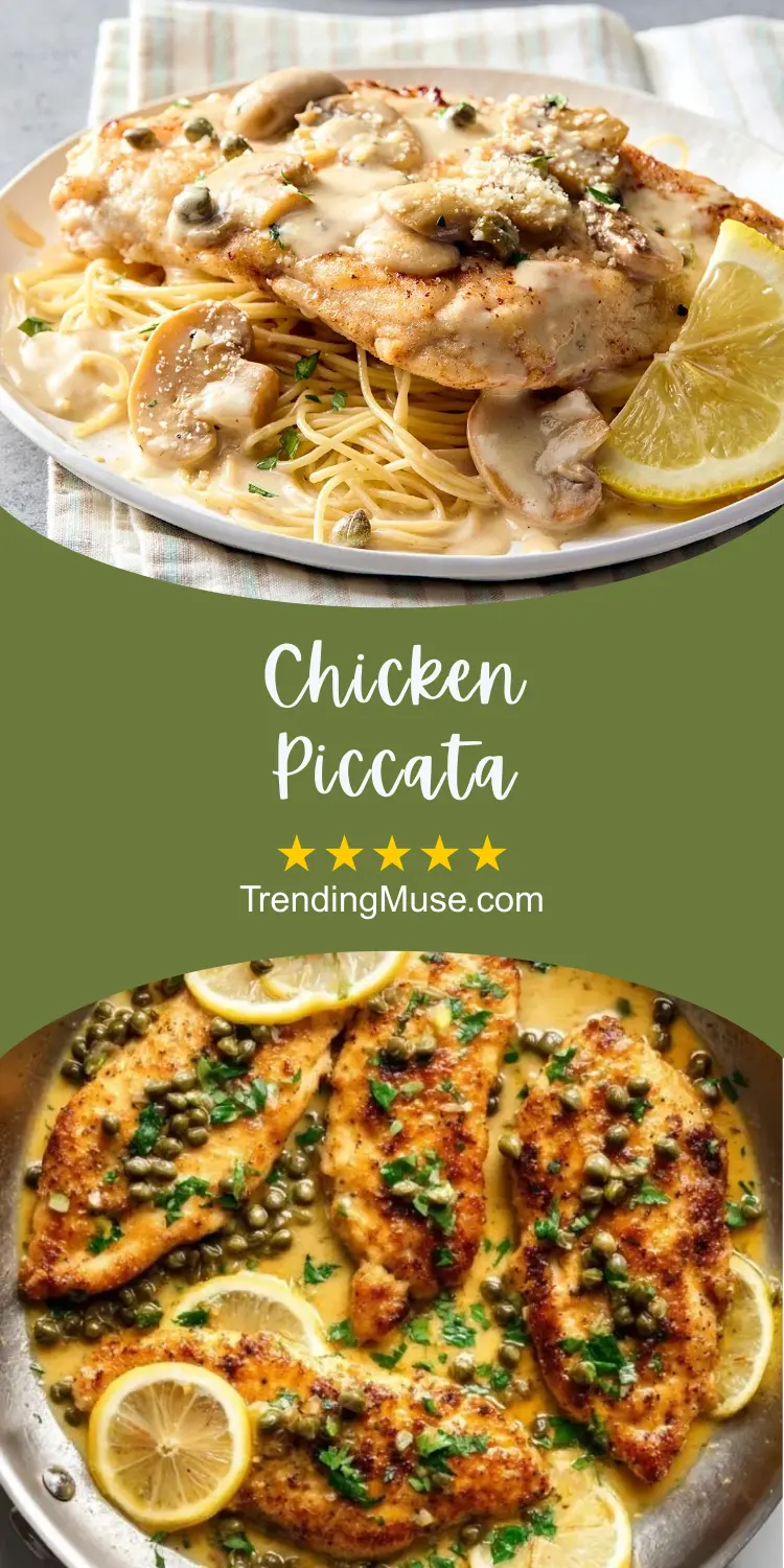 Chicken Piccata, Chicken Piccata Recipe, Easy Chicken Piccata, Lemon Chicken Piccata
