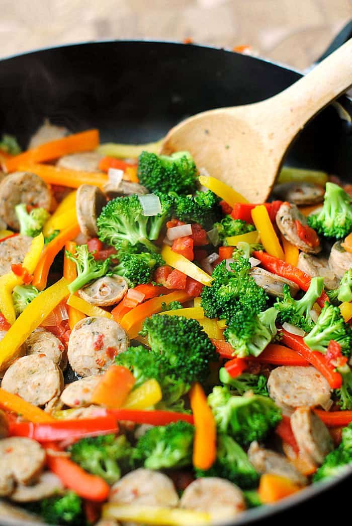 Chicken Sausage Stir Fry
