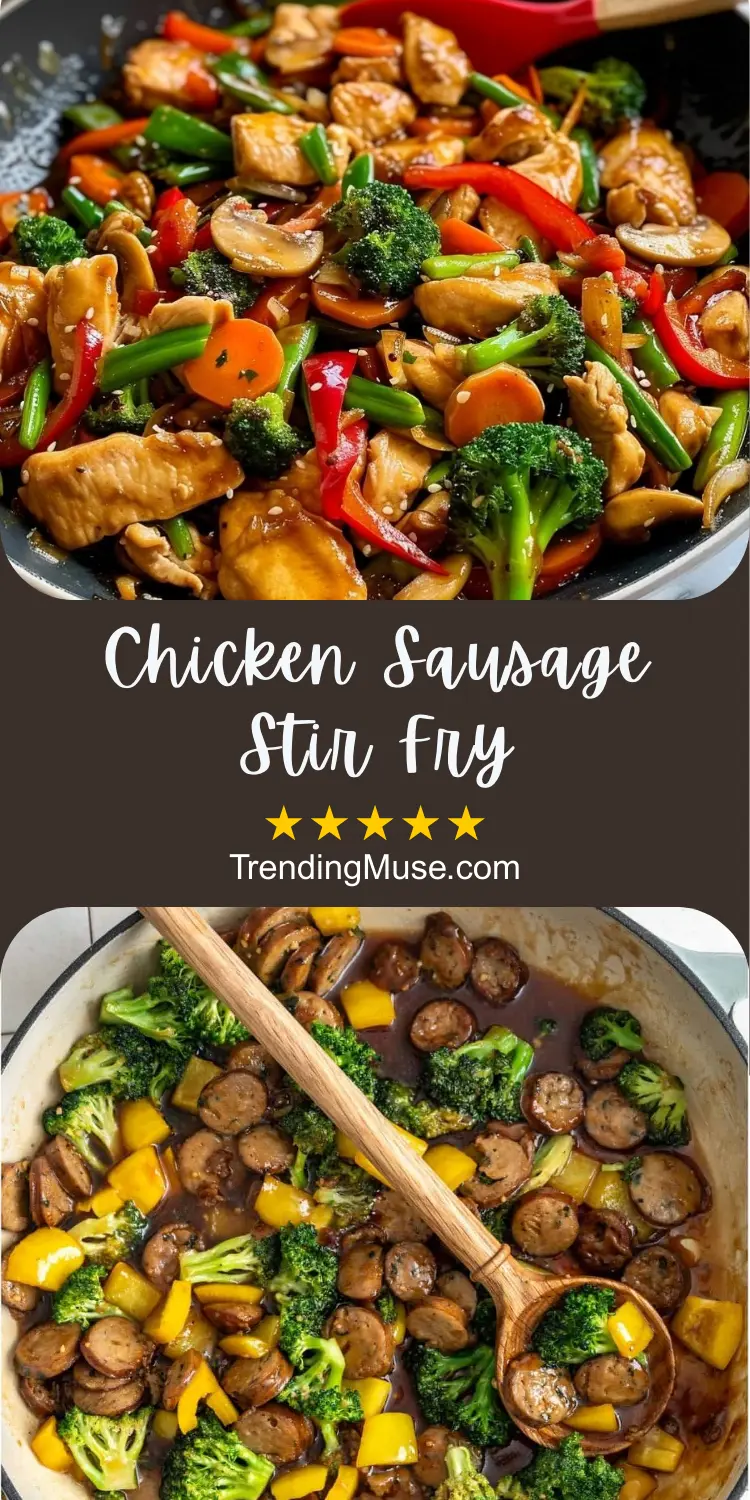 Chicken Sausage Stir Fry, Chicken Sausage Stir Fry Recipe, Chicken Sausage Stir Fry With Vegetables, Sausage Stir Fry
