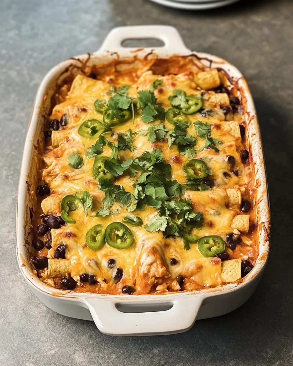 Chicken and Black Bean Casserole Recipe