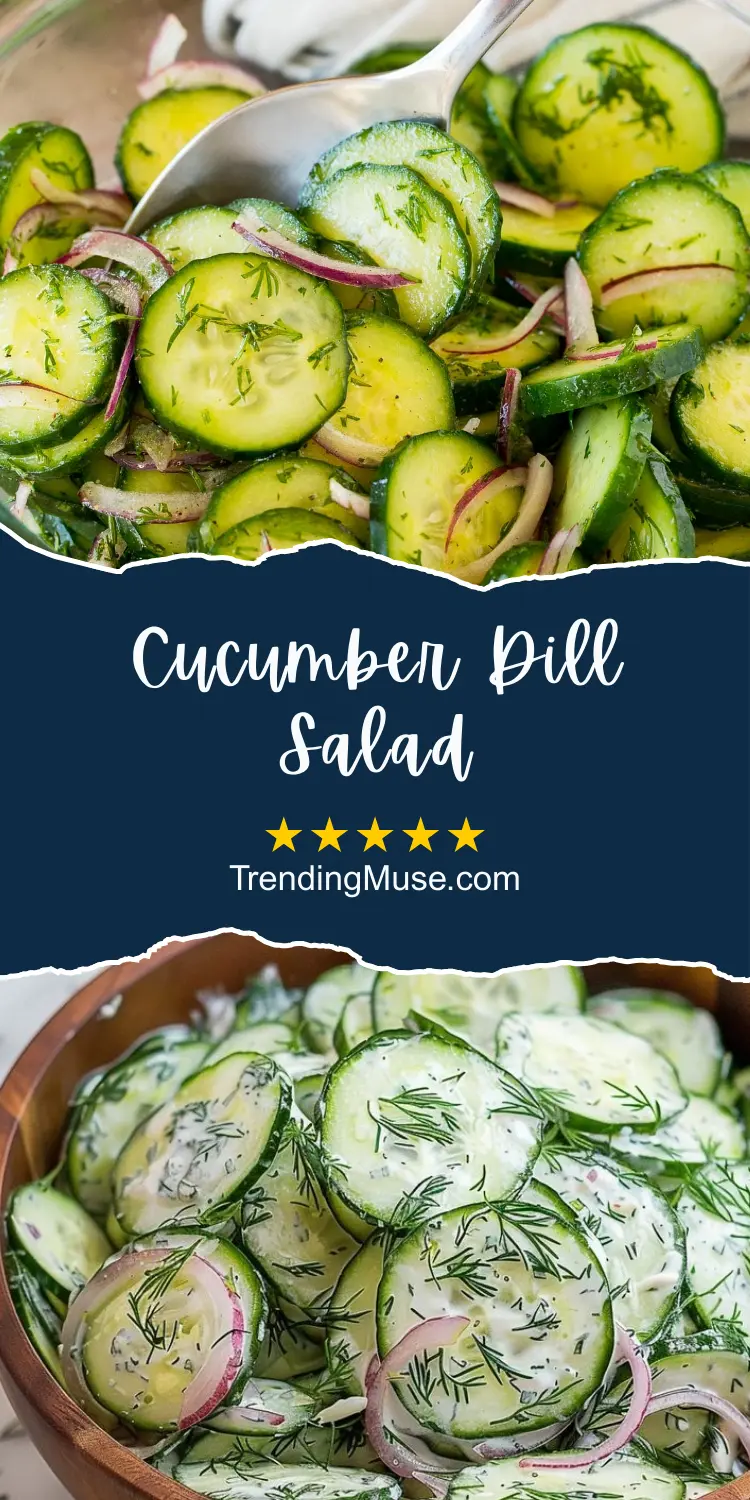Cucumber Dill Salad, Cucumber Dill Salad Recipes, Cucumber Salad With Dill, Cucumber Salad Dill, Cucumber With Dill