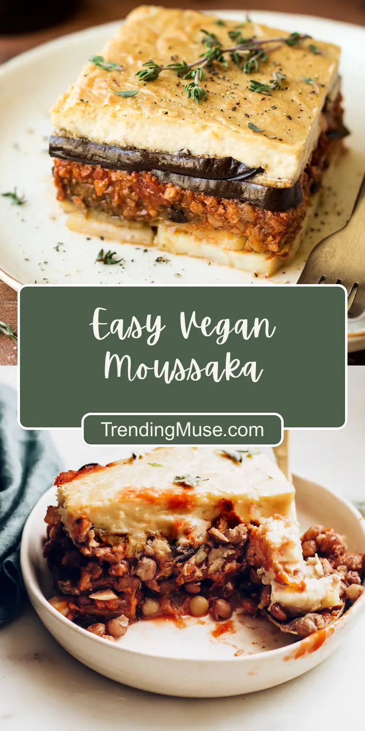 Easy Vegan Moussaka