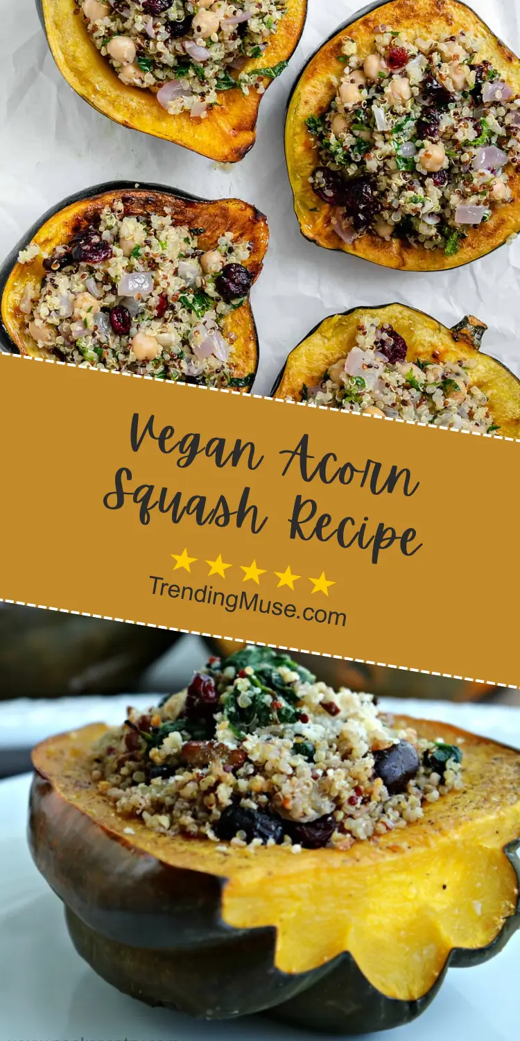 Acorn Squash Recipe Vegan, Acorn Squash Vegan Recipes, Vegan Acorn Squash, Acorn Squash Vegan, Vegan Acorn Squash Recipes