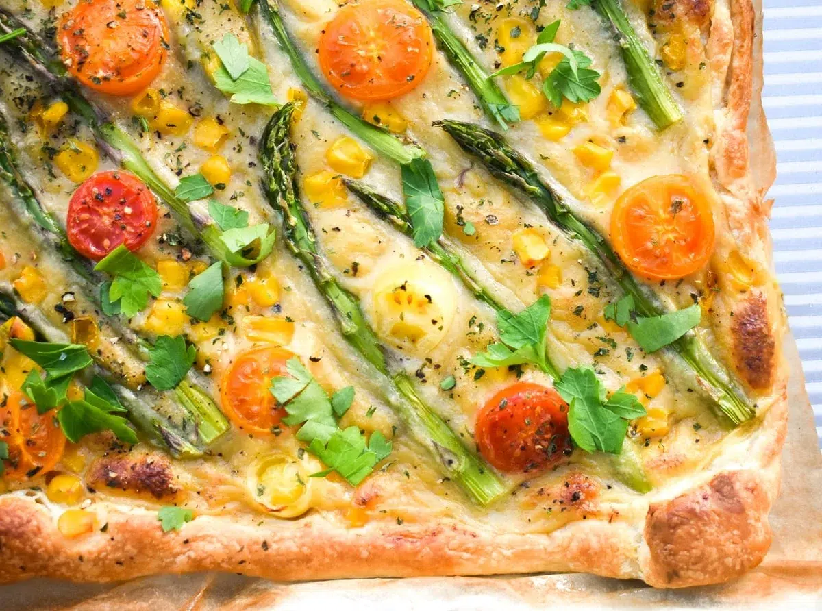 Vegan Asparagus Tart