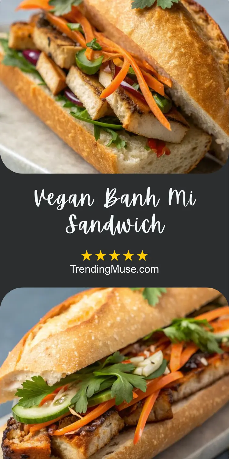 Vegan Banh Mi Sandwich