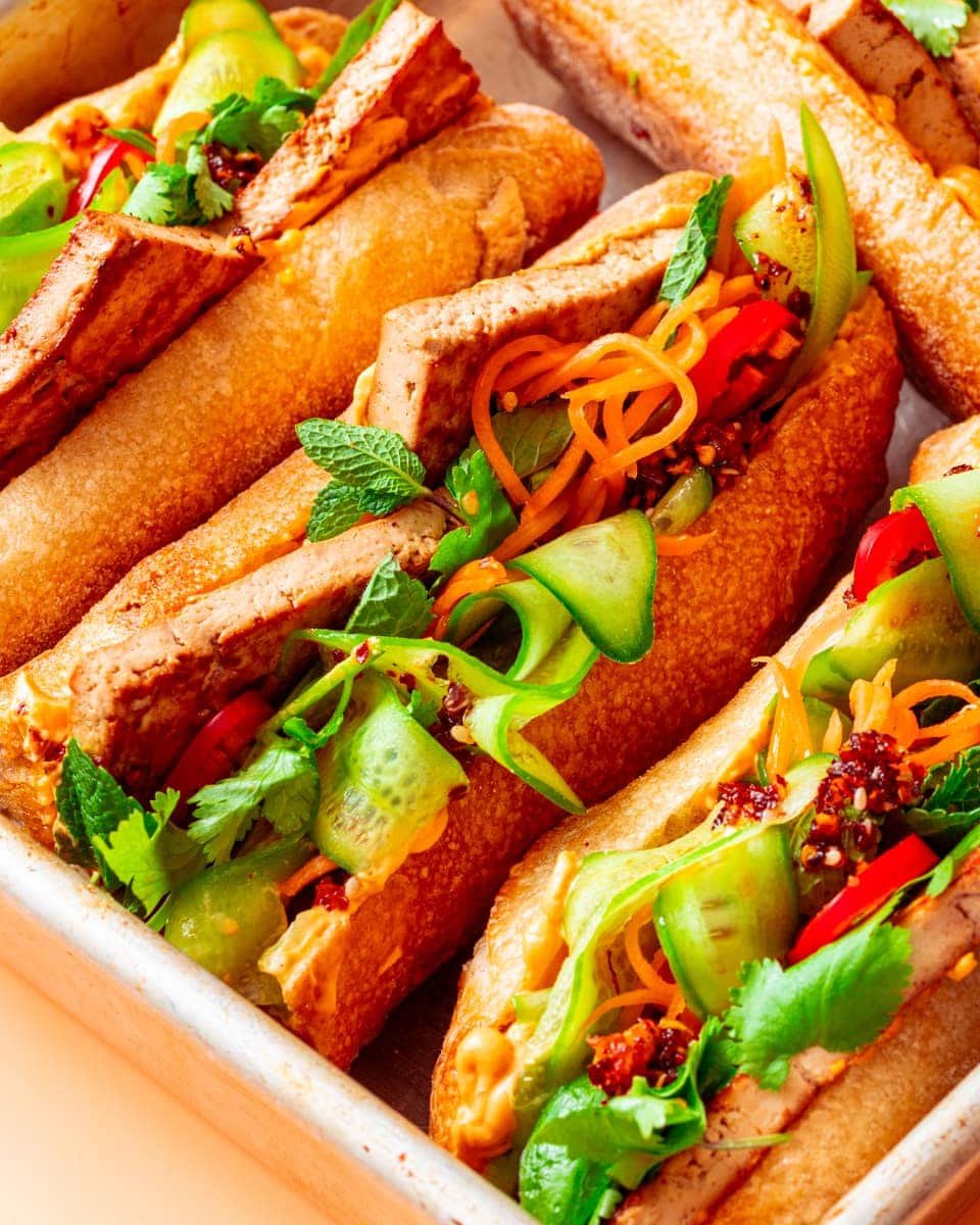 Vegan Banh Mi Sandwich