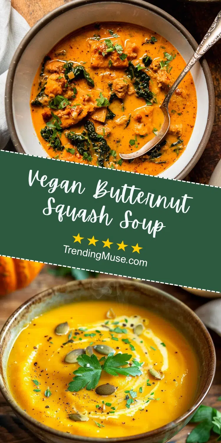 Vegan Butternut Squash Soup, Vegan Squash Soup, Butternut Squash Recipes Soup, Squash Soup Recipe Easy, Butternut Soup Vegan