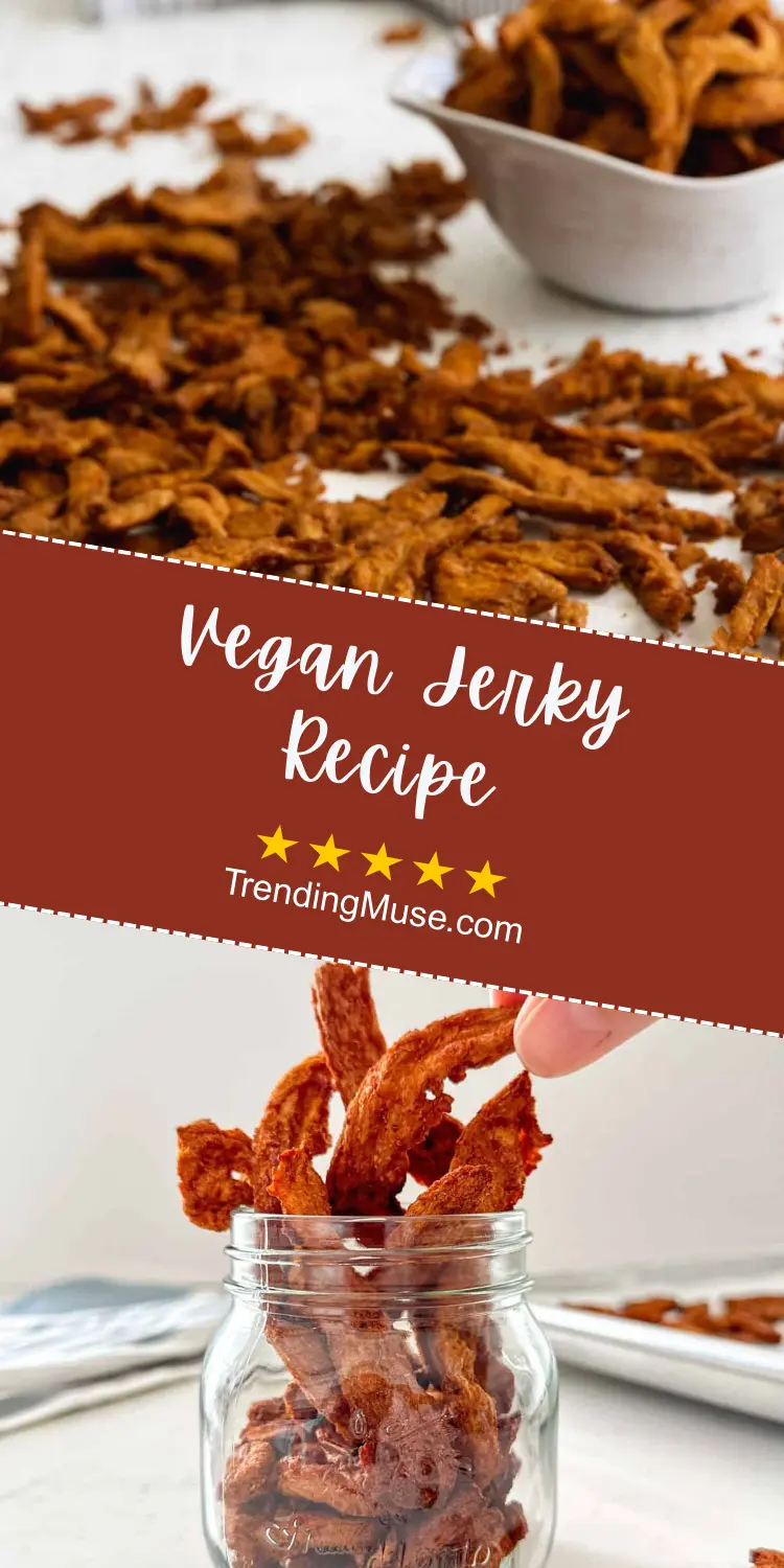 Vegan Jerky Recipe, Vegan Jerky, Tofu Jerky, Tempeh Jerky, Seitan Jerky