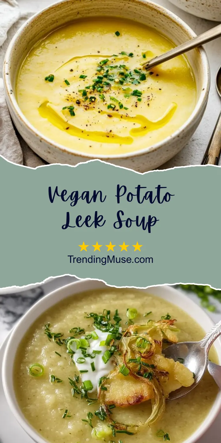 Vegan Potato Leek Soup