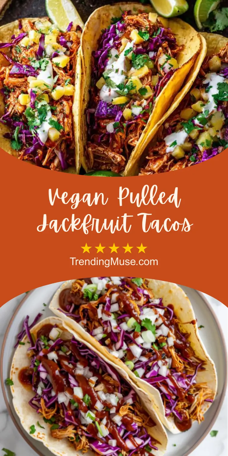 Vegan Pulled Jackfruit Tacos