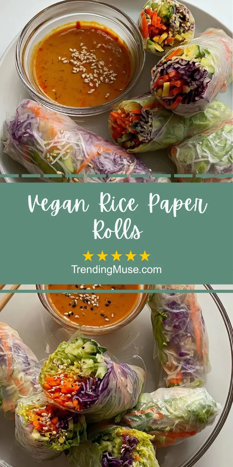 Vegan Rice Paper Rolls