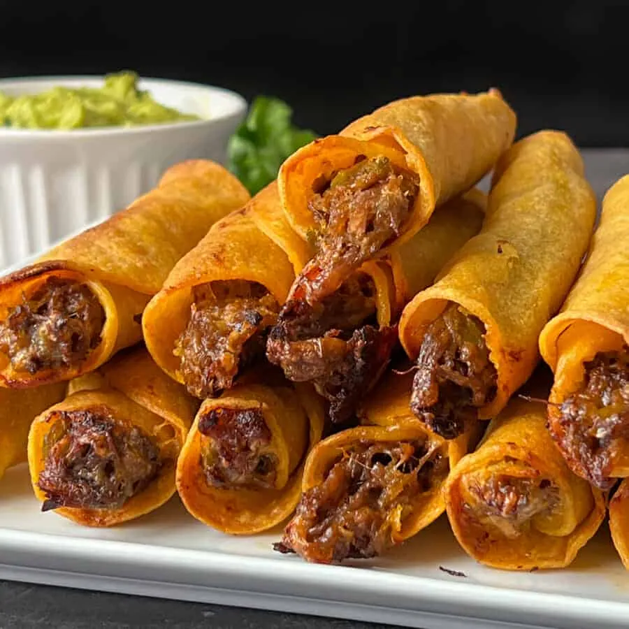 Baked Beef Taquitos