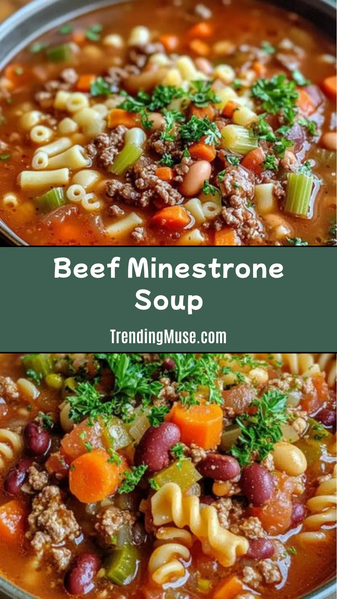 Beef Minestrone Soup, Minestrone Soup With Ground Beef, Minestrone Soup With Beef, Minestrone With Ground Beef, Beef Minestrone Soup Recipe