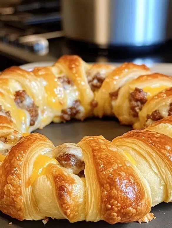 Cheesesteak Crescent Braid Recipe