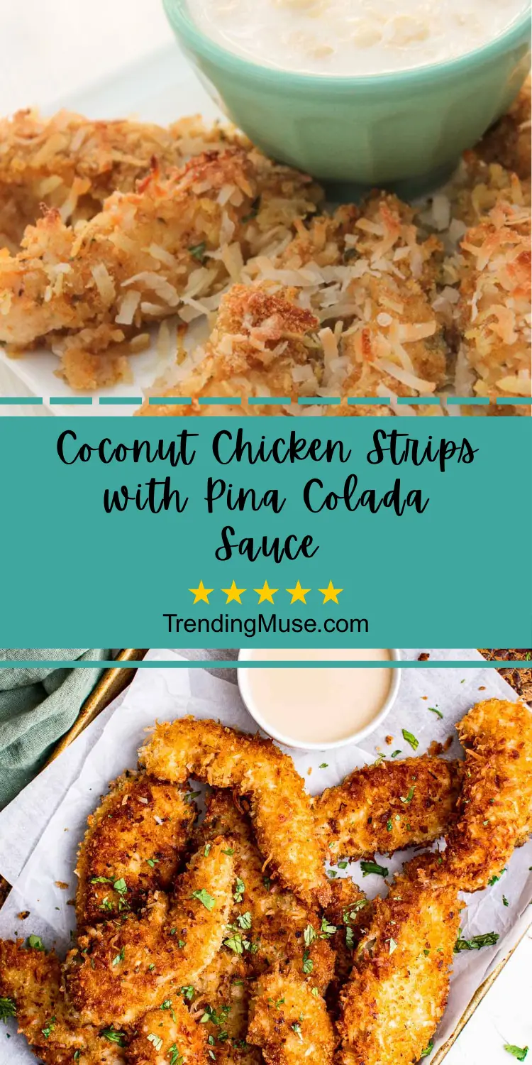 Coconut Chicken Tenders, Crispy Coconut Chicken, Coconut Panko Chicken Tenders, Coconut Crusted Chicken Tenders