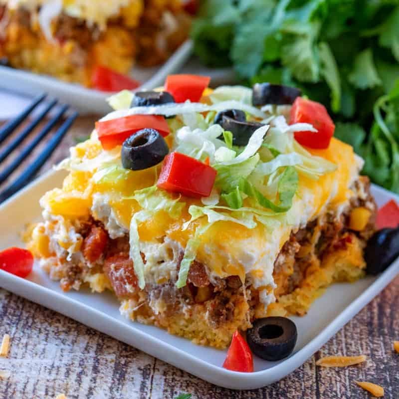 Cornbread Taco Bake Recipe