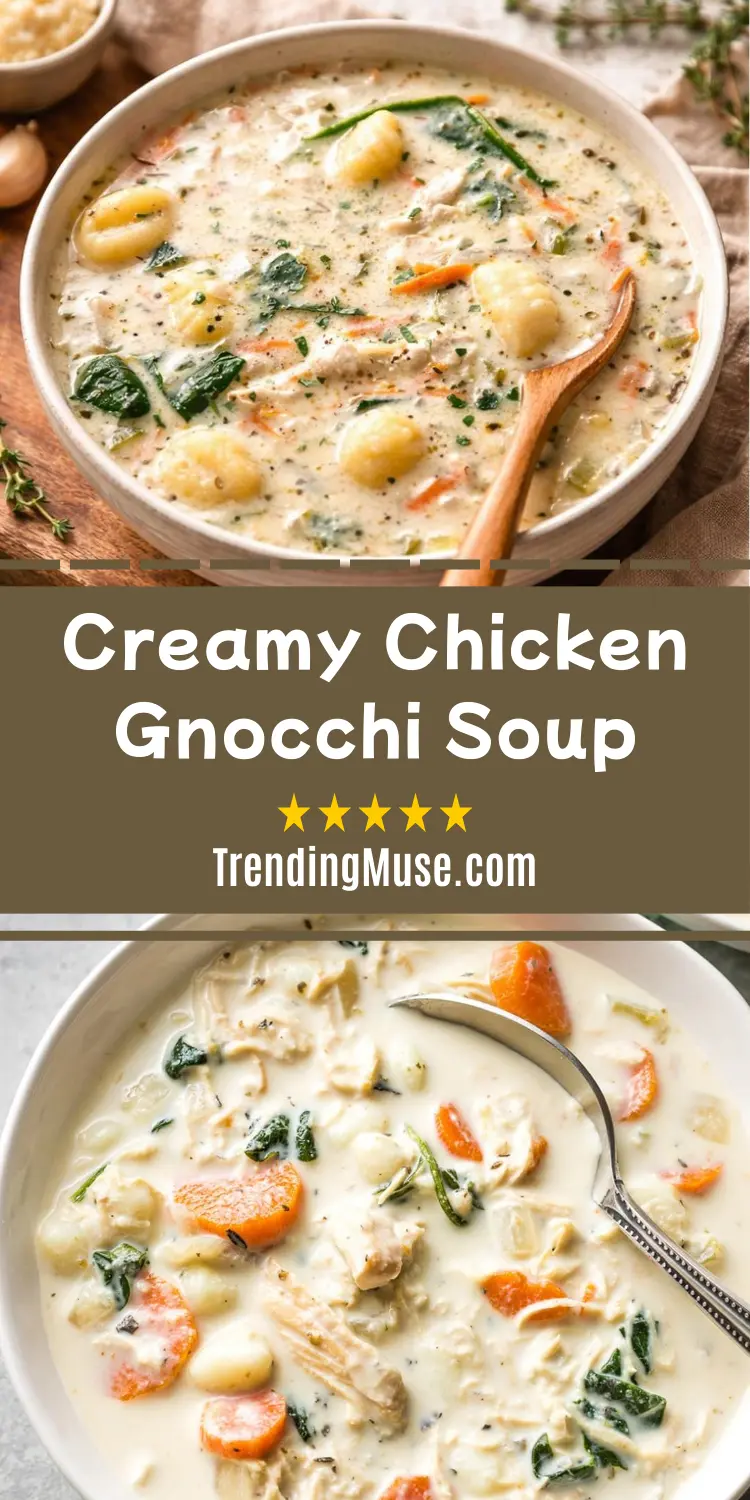 Creamy Chicken Gnocchi Soup
