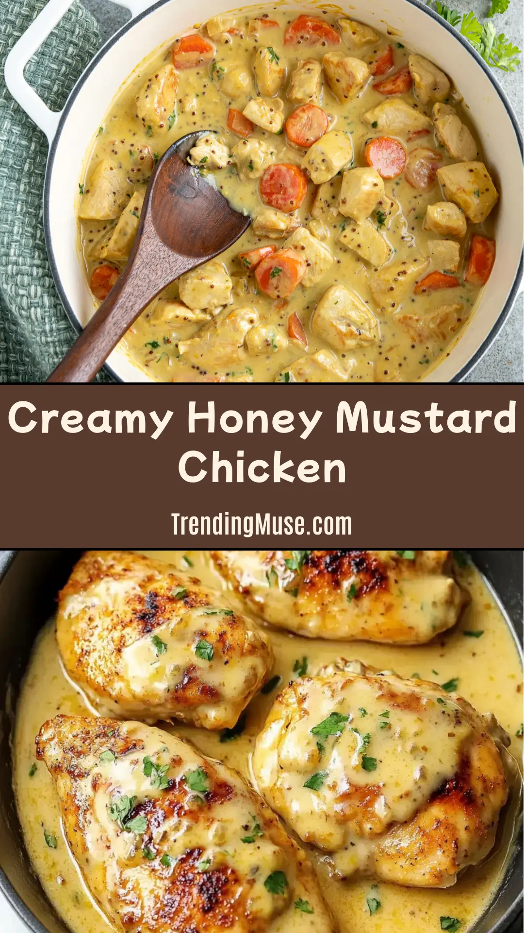 Creamy Honey Mustard Chicken, Honey Mustard Chicken, Creamy Honey Mustard Skillet Chicken, Honey Mustard Sauce Chicken Dish