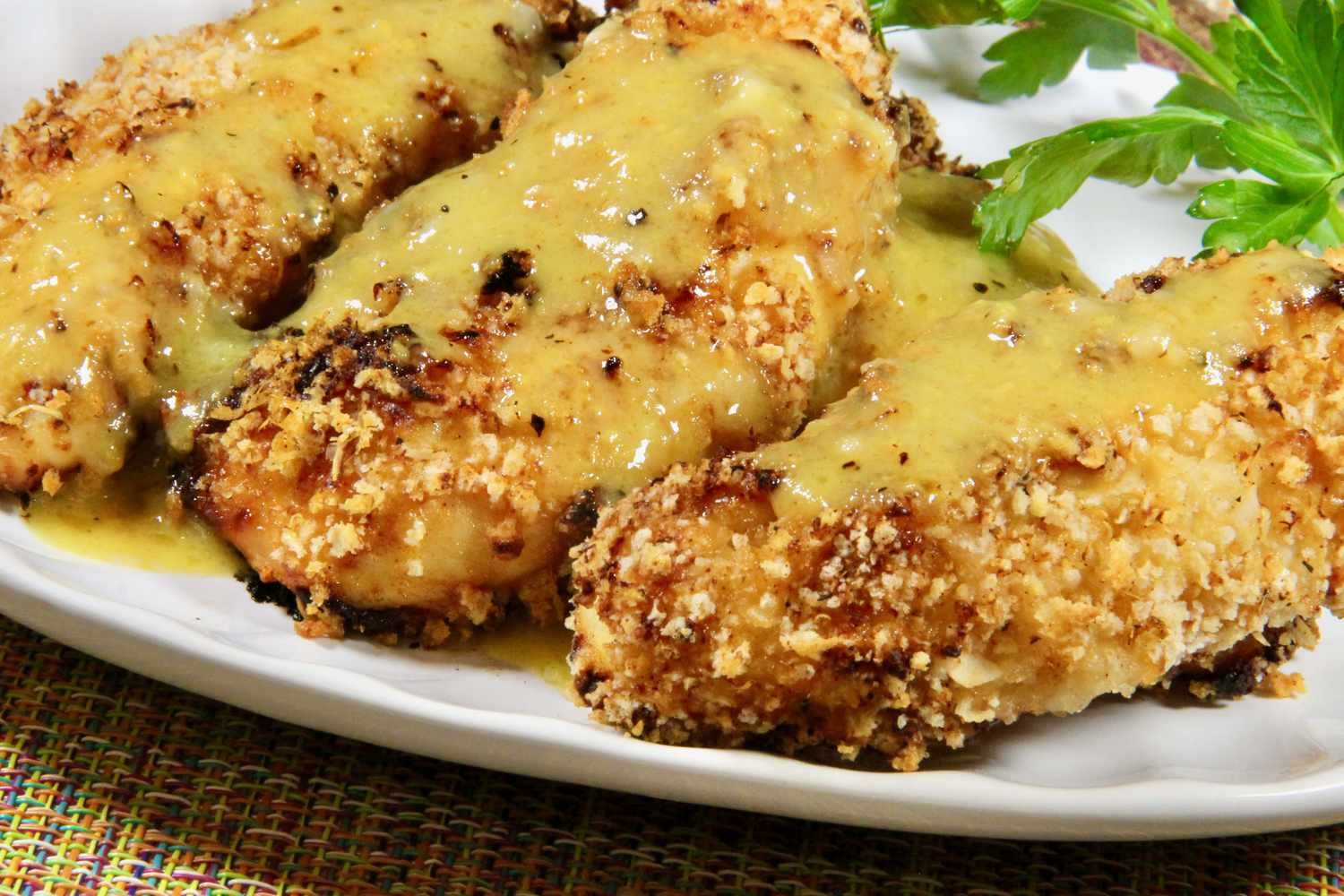 Crispy Honey Mustard Chicken