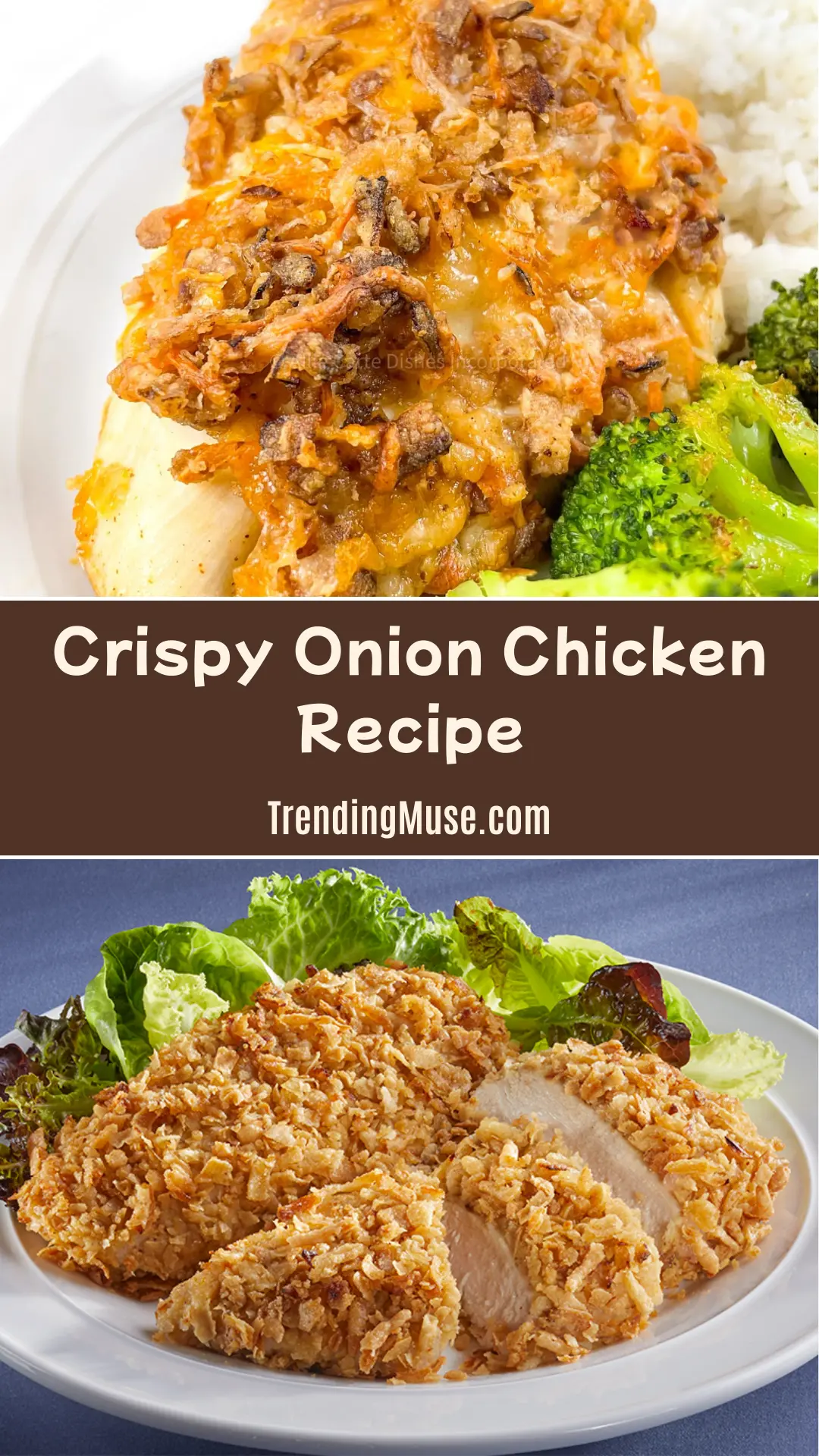 Crispy Onion Chicken Recipe, Crispy Onion Chicken, Crunchy Onion Chicken, French Onion Crusted Chicken