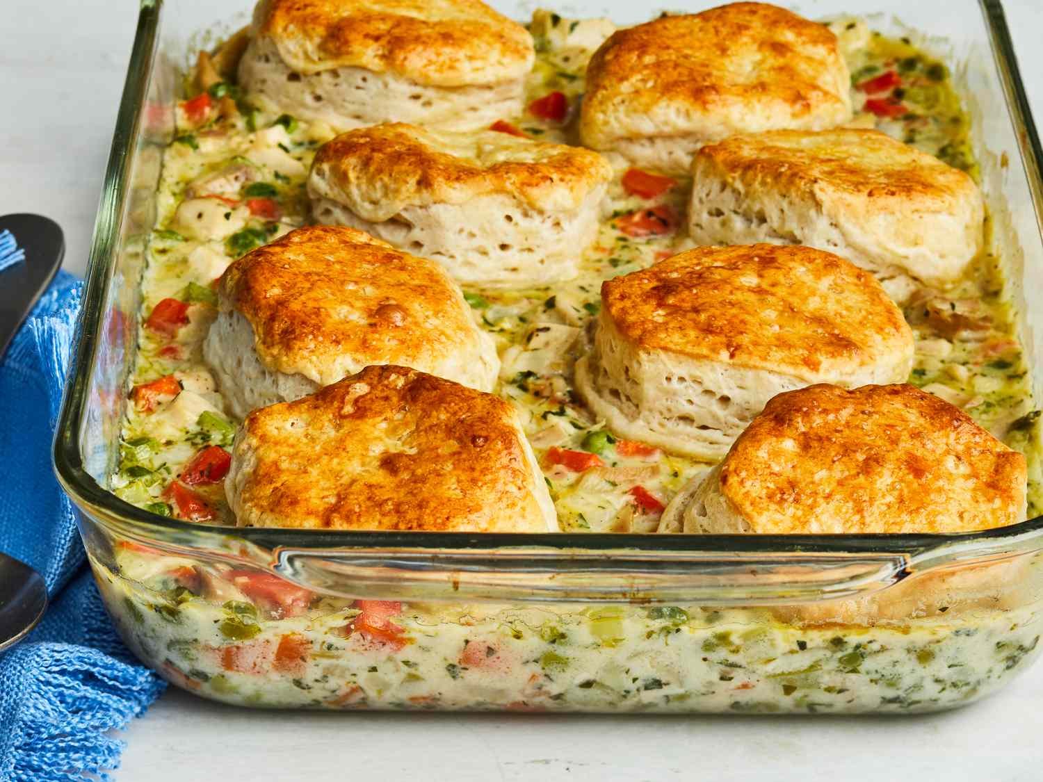 Easy Biscuit Chicken Pot Pie