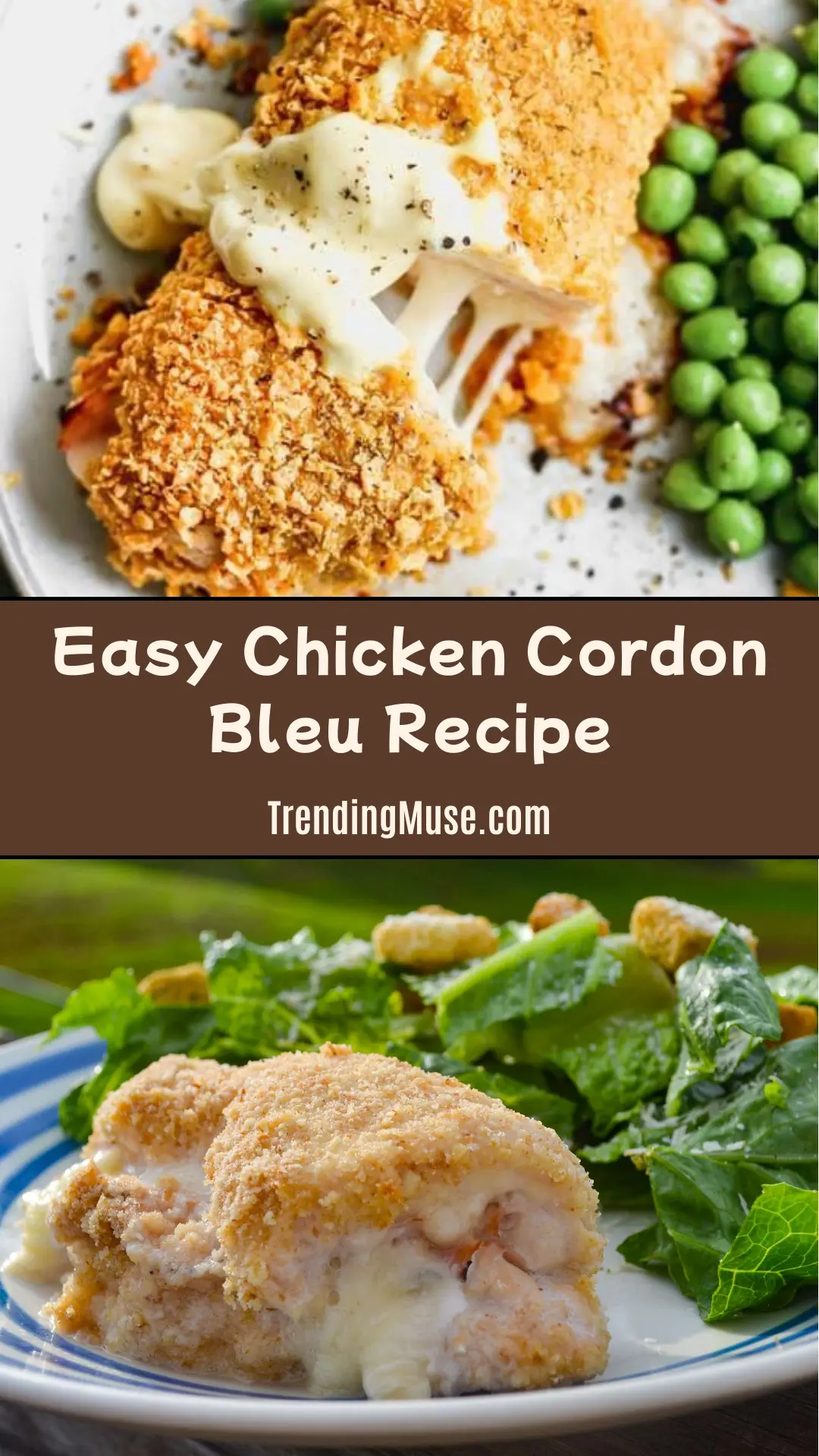 Easy Chicken Cordon Bleu, Chicken Cordon Bleu Recipe, Chicken Cordon Bleu, Baked Chicken Cordon Bleu