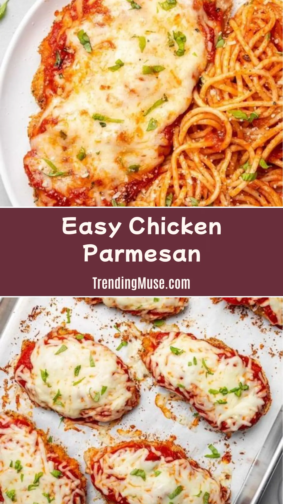 Easy Chicken Parmesan, Chicken Parmesan Recipe Easy, Chicken Parmesan Recipe Baked, Crispy Chicken Parmesan Recipe