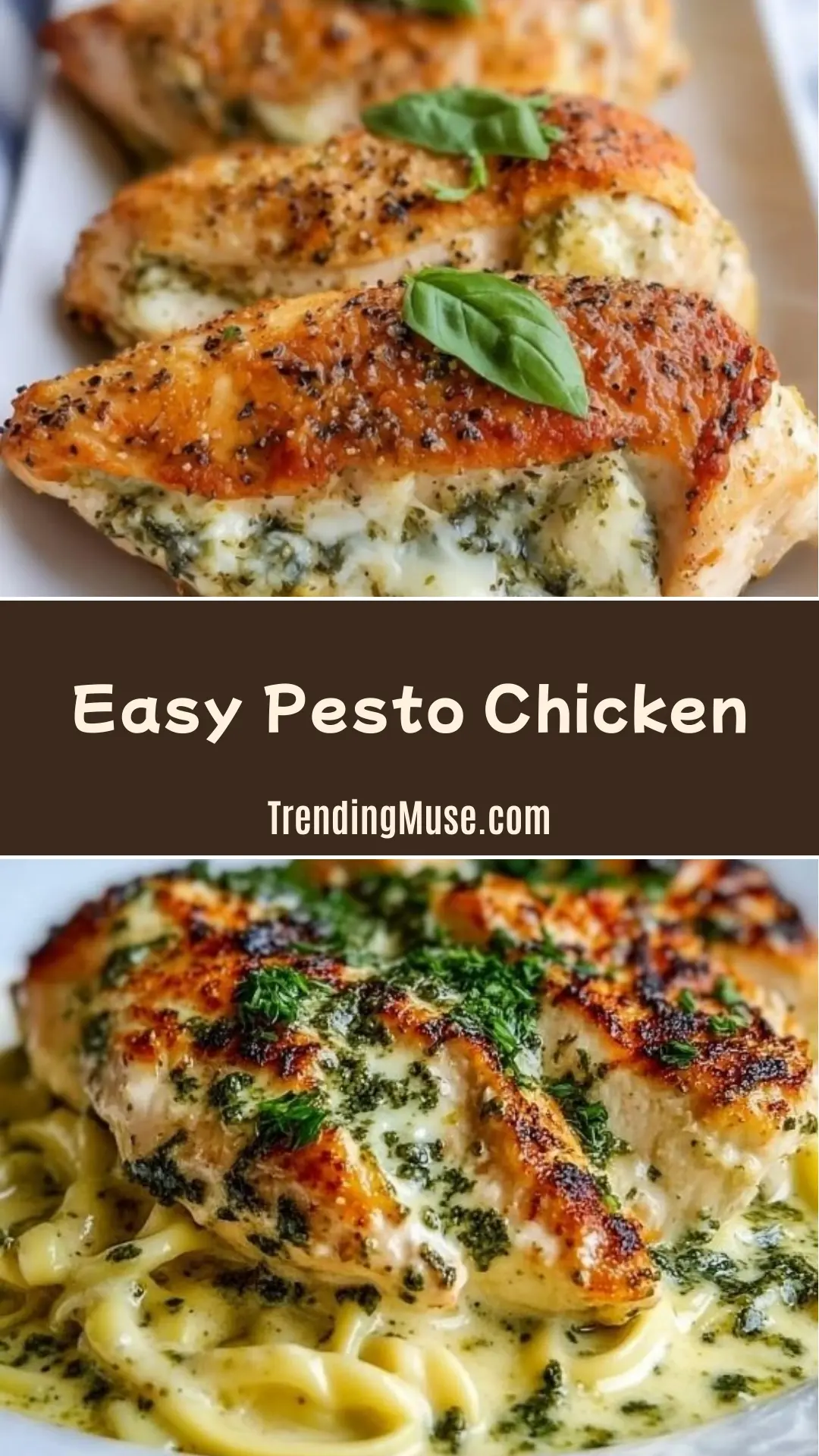 Easy Pesto Chicken, Pesto Chicken, Chicken Pesto Recipes, Easy Chicken Pesto Recipes