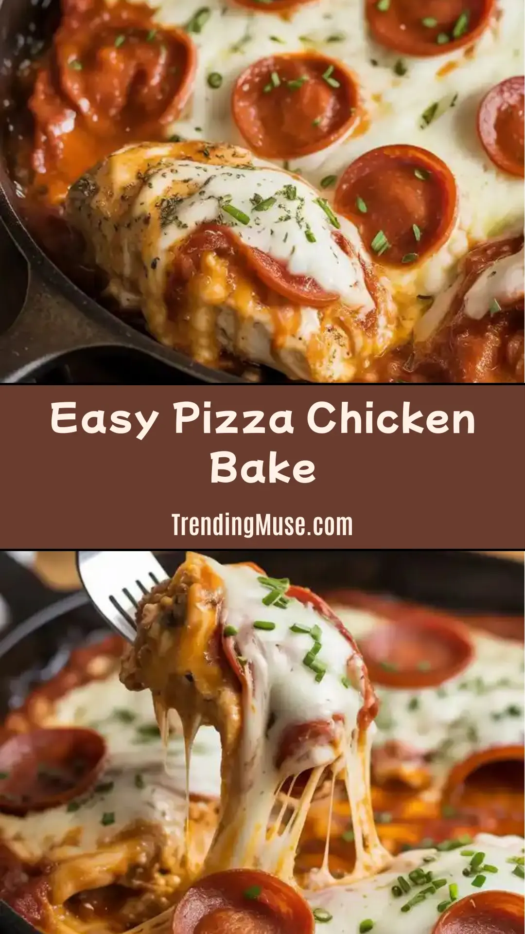 Easy Pizza Chicken Bake, Pizza Chicken Bake, Pizza Chicken, Chicken Pizza Casserole