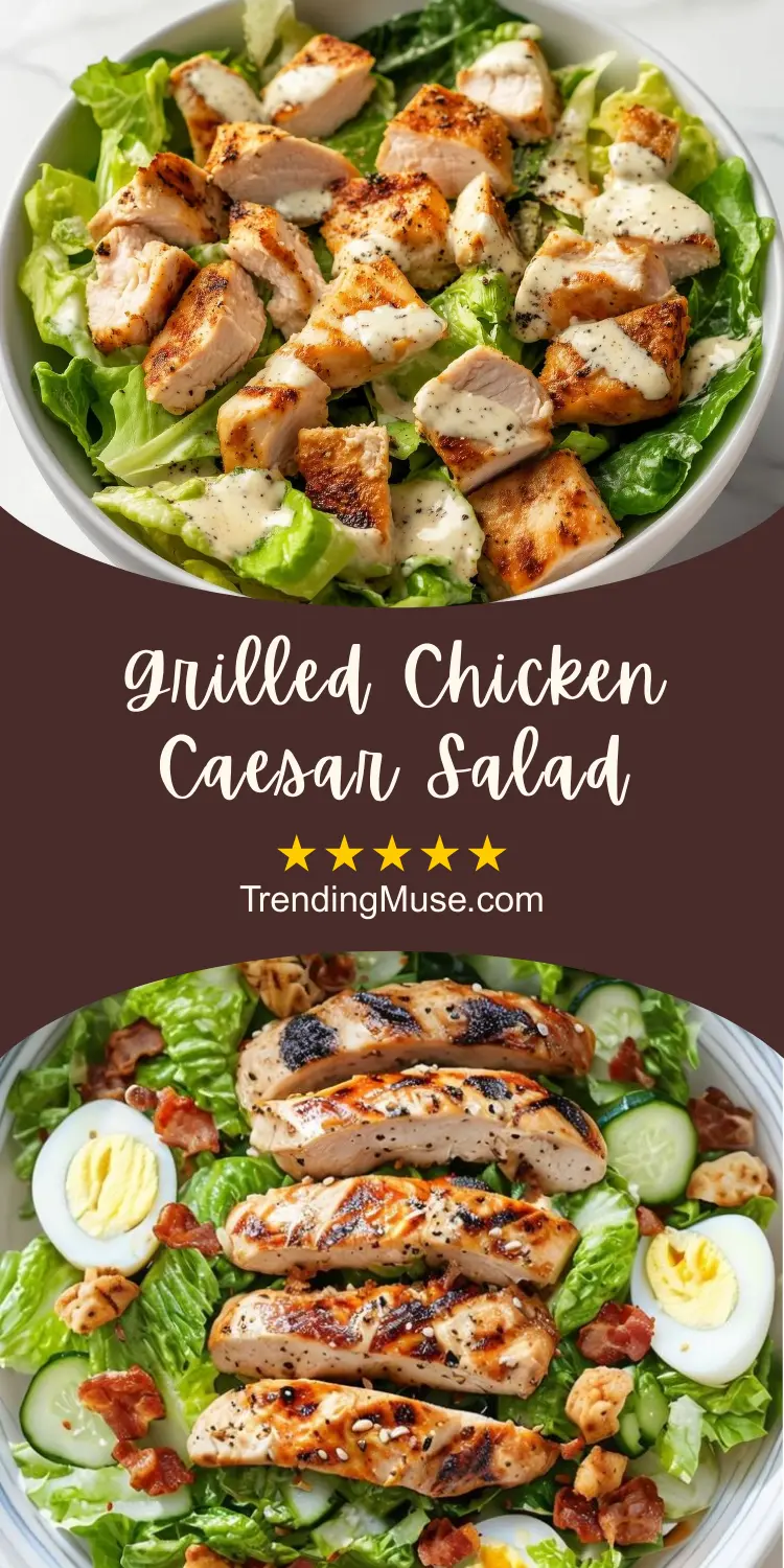 Grilled Chicken Caesar Salad, Chicken Caesar Salad, Grilled Chicken Caesar Salad Marinade, Grilled Chicken Caesar, Caesar Salad Chicken