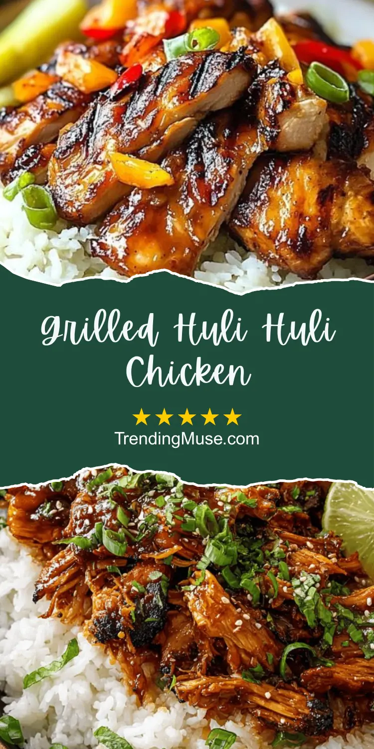 Grilled Huli Huli Chicken, Huli Huli Chicken Recipe, Hawaiian Huli Huli Chicken, Authentic Huli Huli Chicken Recipe, Huli Huli Chicken Marinade