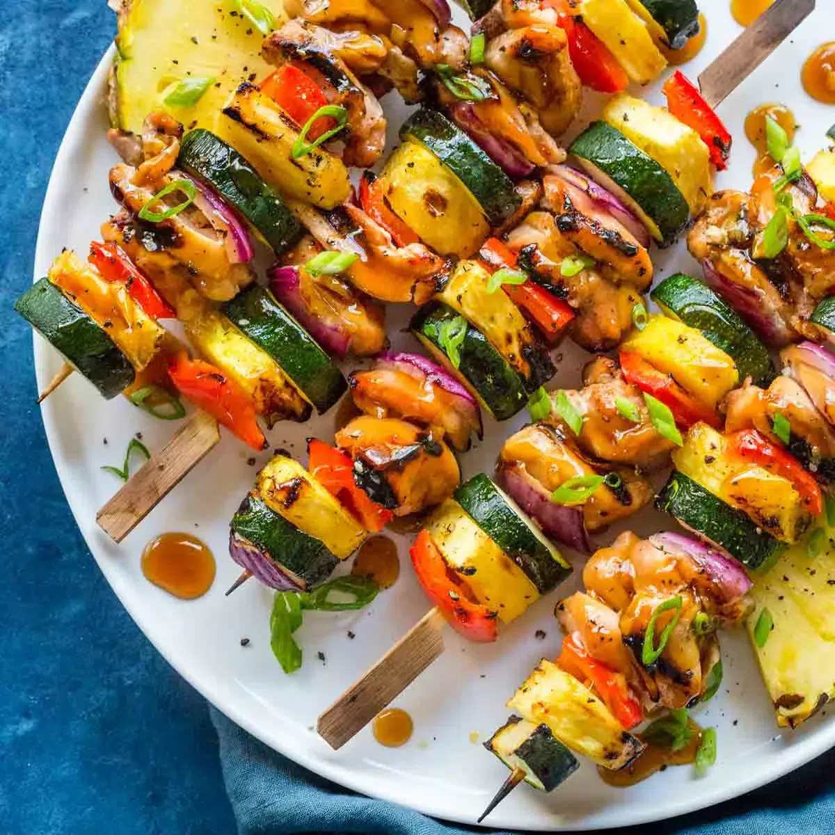 Hawaiian Chicken Kabobs