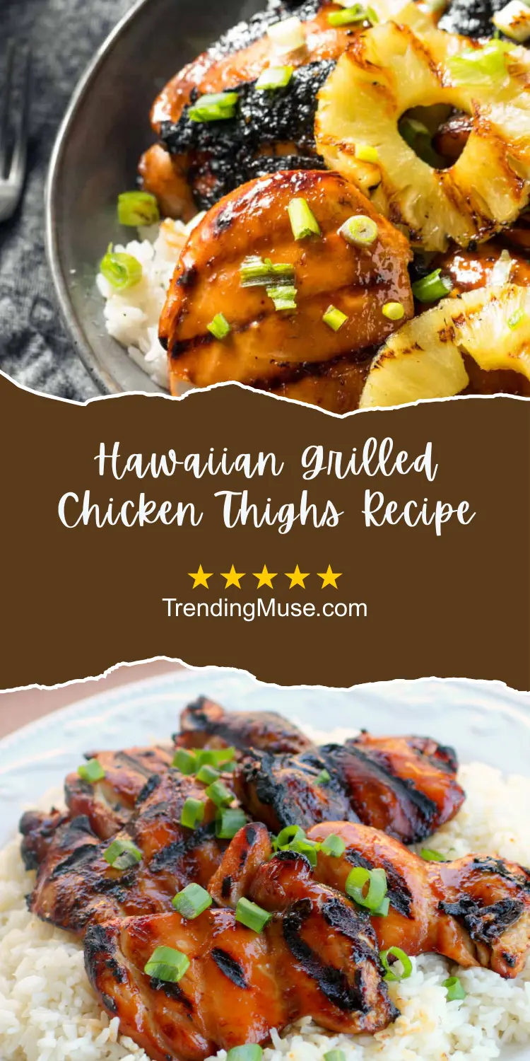 Hawaiian Grilled Chicken Thighs Recipe, Hawaiian Grilled Chicken Thighs, Grilled Huli Huli Chicken Thighs, Huli Huli Chicken Thighs Recipe, Hawaiian BBQ Chicken Thighs