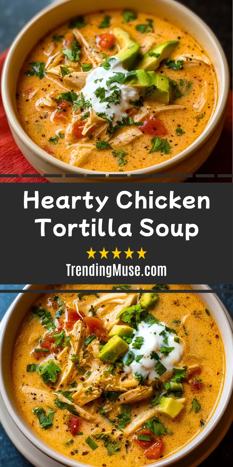 Hearty Chicken Tortilla Soup