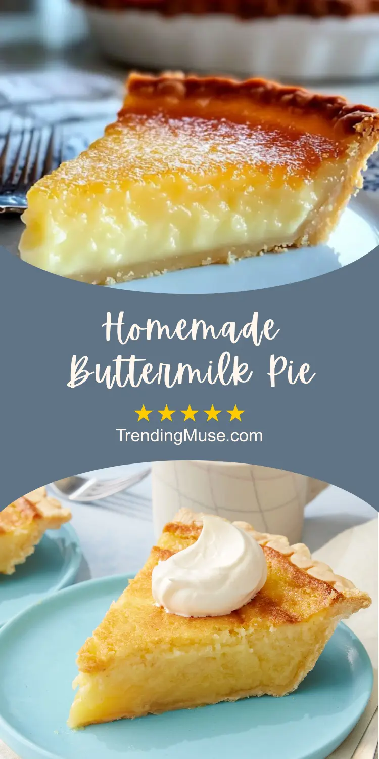 Butter Milk Pie Recipes, Classic Buttermilk Pie, Homemade Pie With Buttermilk, Butter Milk Pie Recipe, Traditional Buttermilk Pie