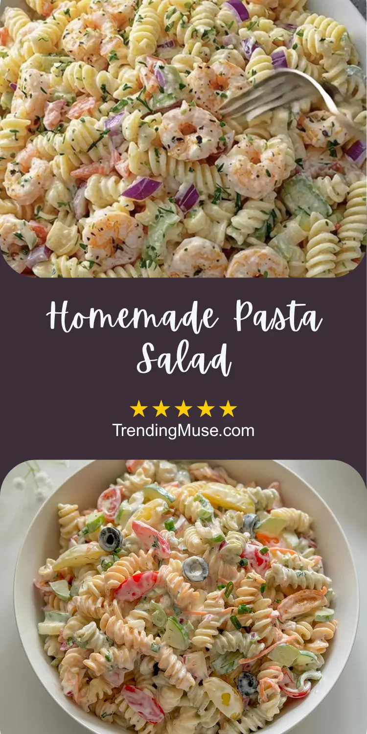 Homemade Pasta Salad, Pasta Salad Recipes, Easy Pasta Salad, Pasta Salad Recipe, Homemade Pasta Salad