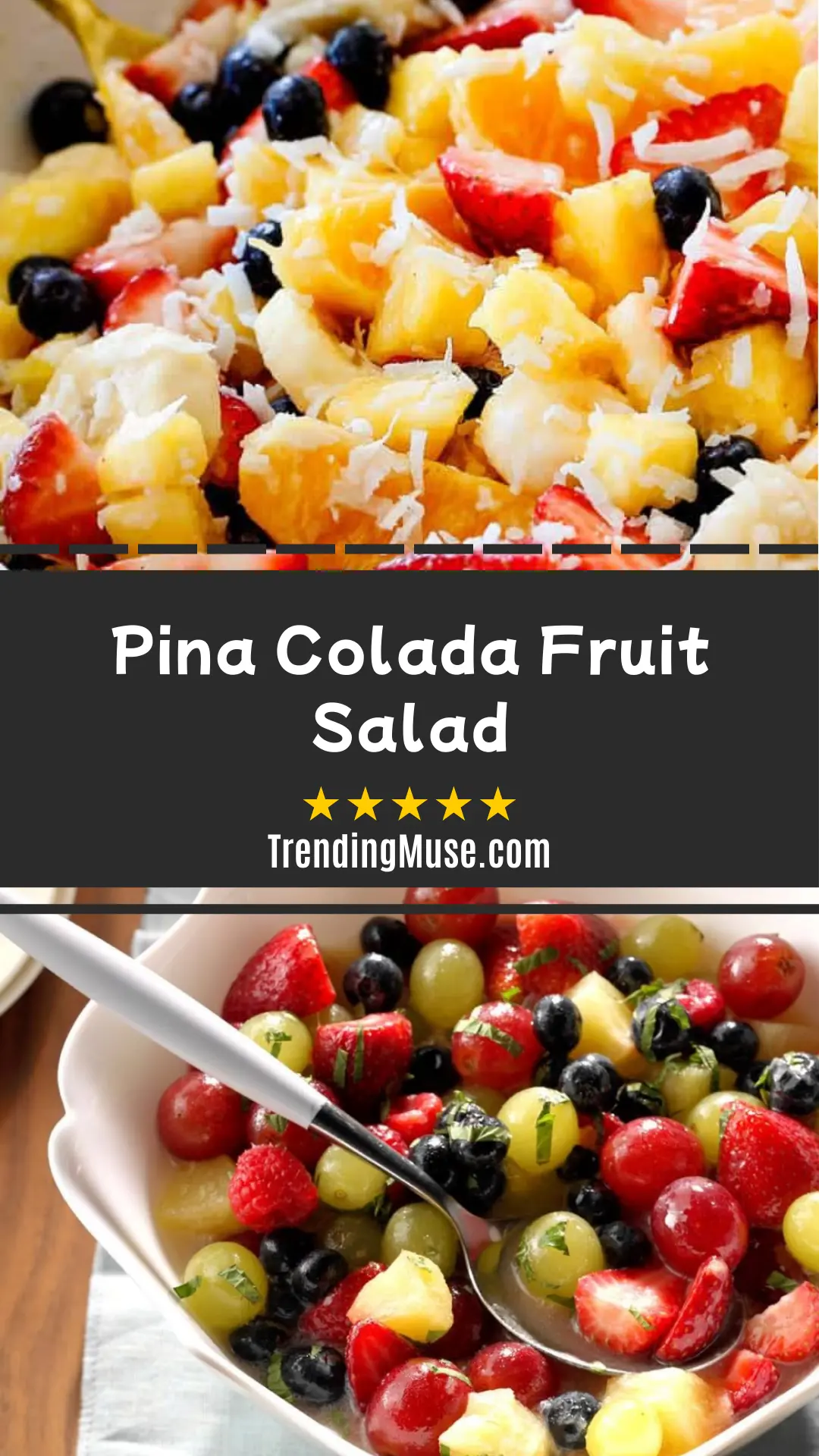 Pina Colada Fruit Salad, Pina Colada Fruit Salad With Pineapple, Pina Colada Fruit Salad Recipe, Pina Colada Fruit Salad For A Crowd, Pina Colada Fruit Salad With Coconut