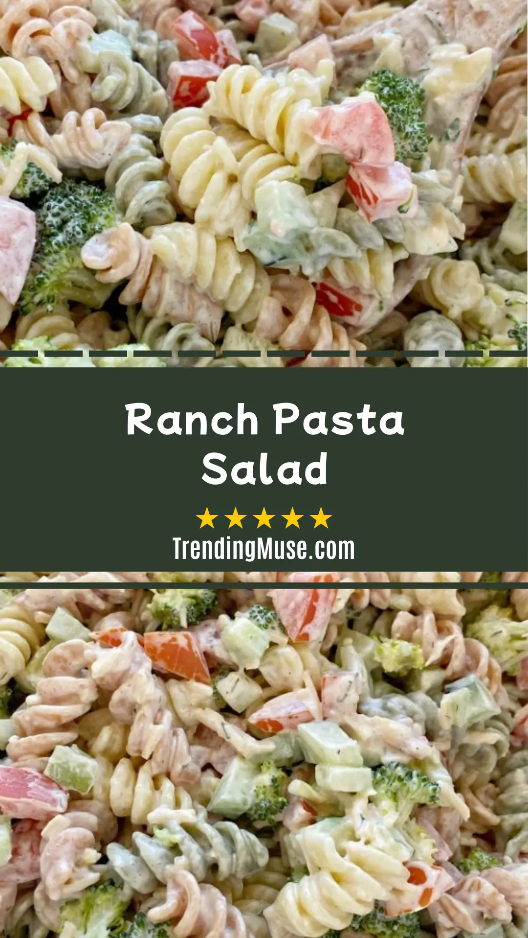 Ranch Pasta Salad, Bacon Ranch Pasta Salad, Bacon Ranch Pasta Salad Recipes, Easy Ranch Pasta Salad, Creamy Bacon Ranch Pasta Salad