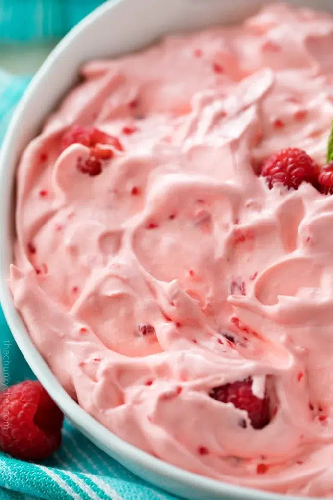 Raspberry Fluff Jello Salad