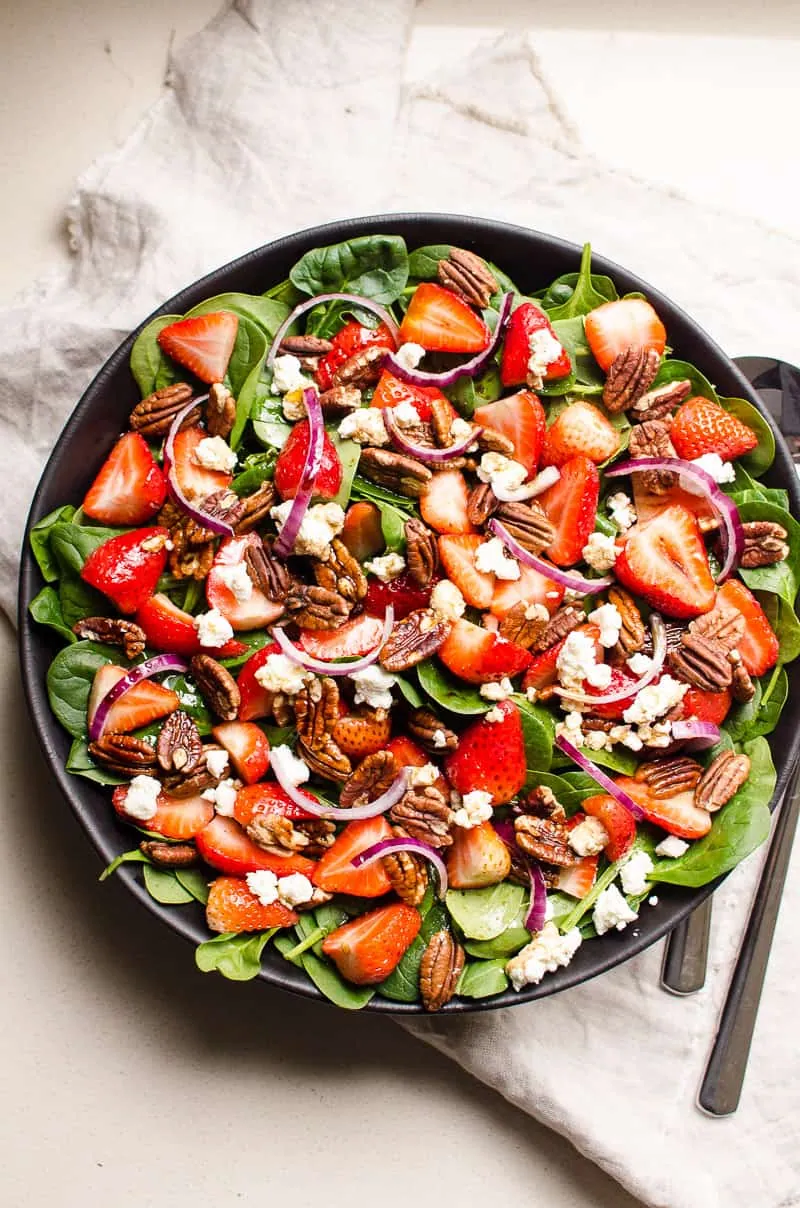Strawberry Spinach Salad